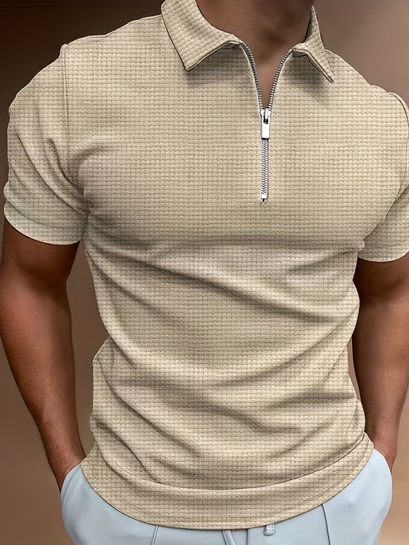 Bando-Zipper Shirt Casual