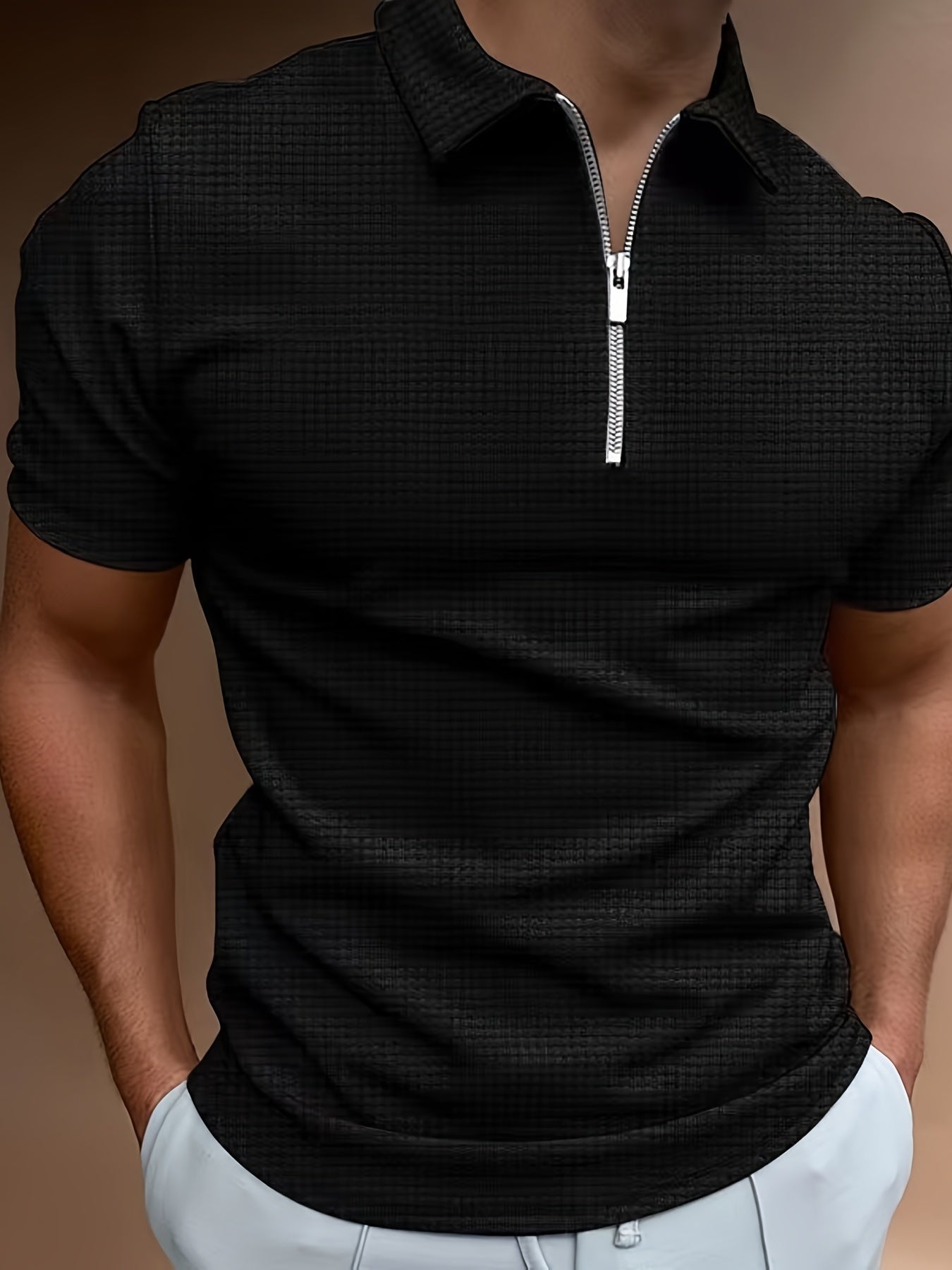 Bando-Zipper Shirt Casual