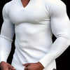 V Neck Long Sleeve T-shirt