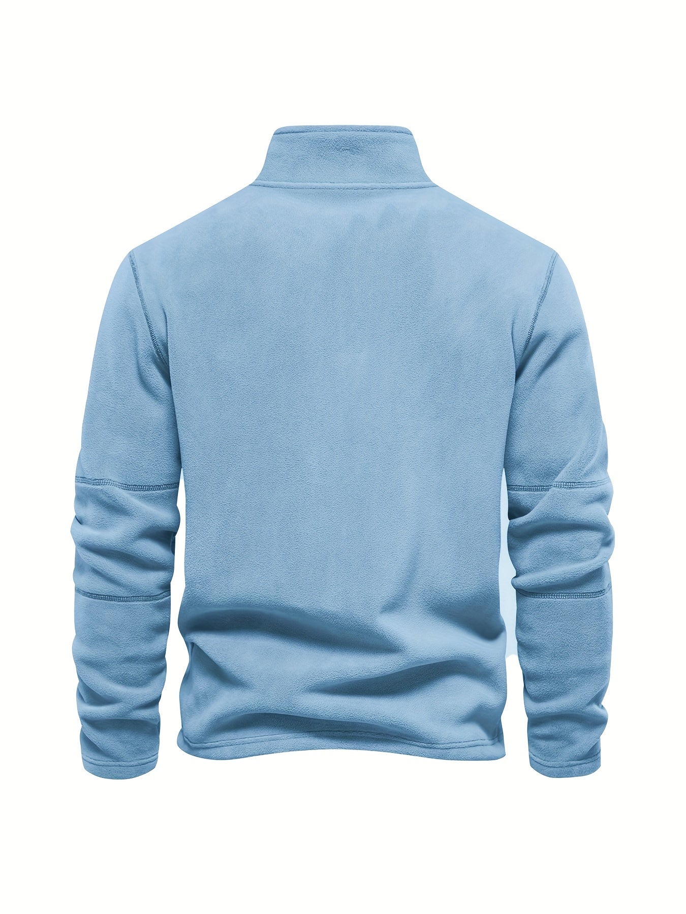 Fleece Lined Solid Long Sleeve Shirt