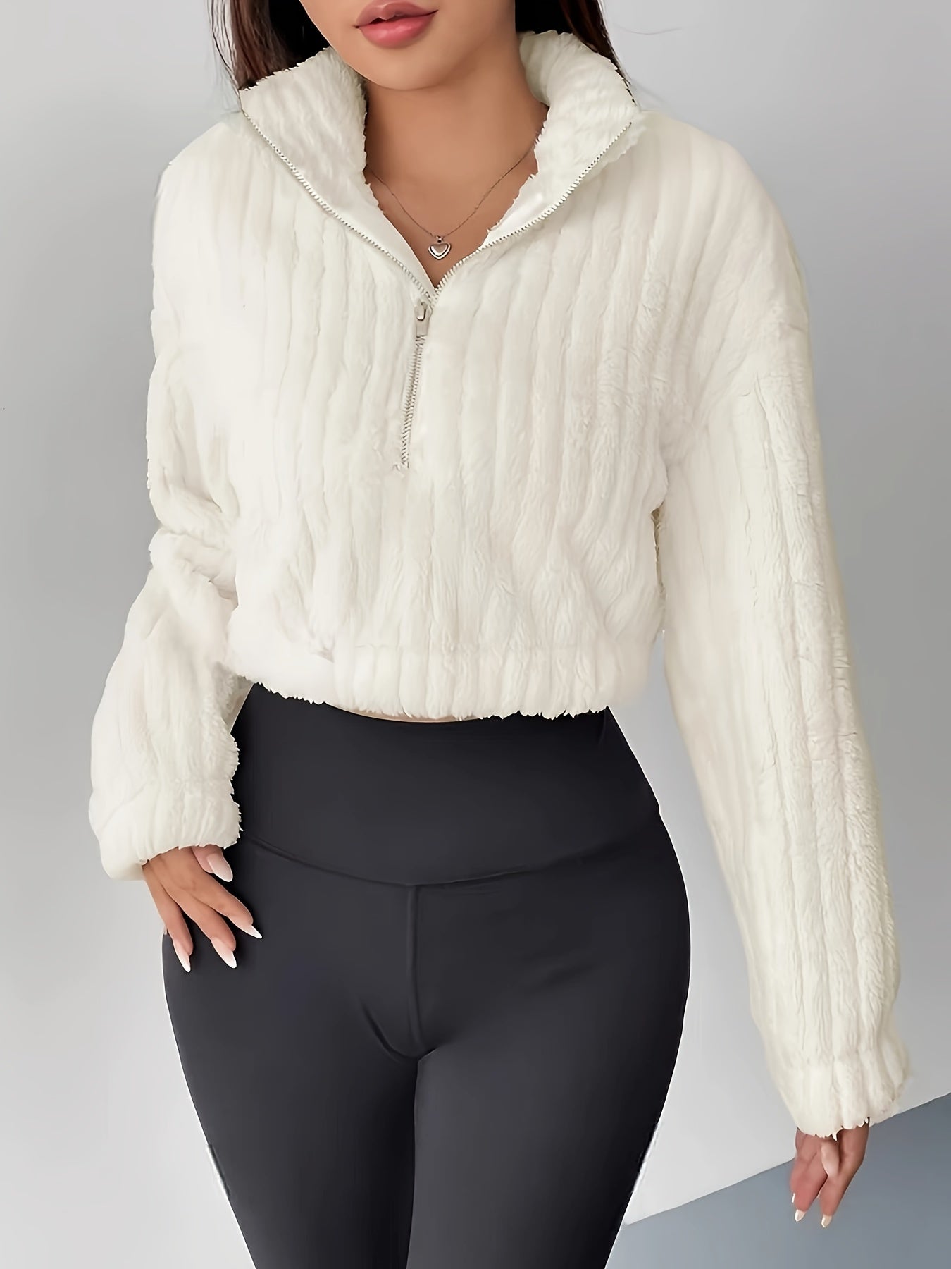 Stacey - Half Zipper Pullovev sweater