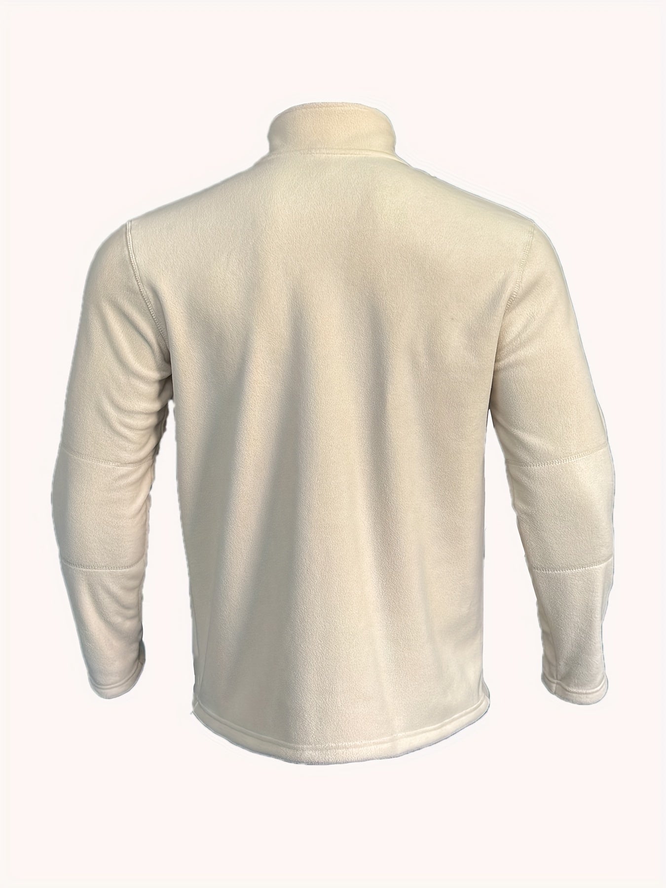 Fleece Lined Solid Long Sleeve Shirt