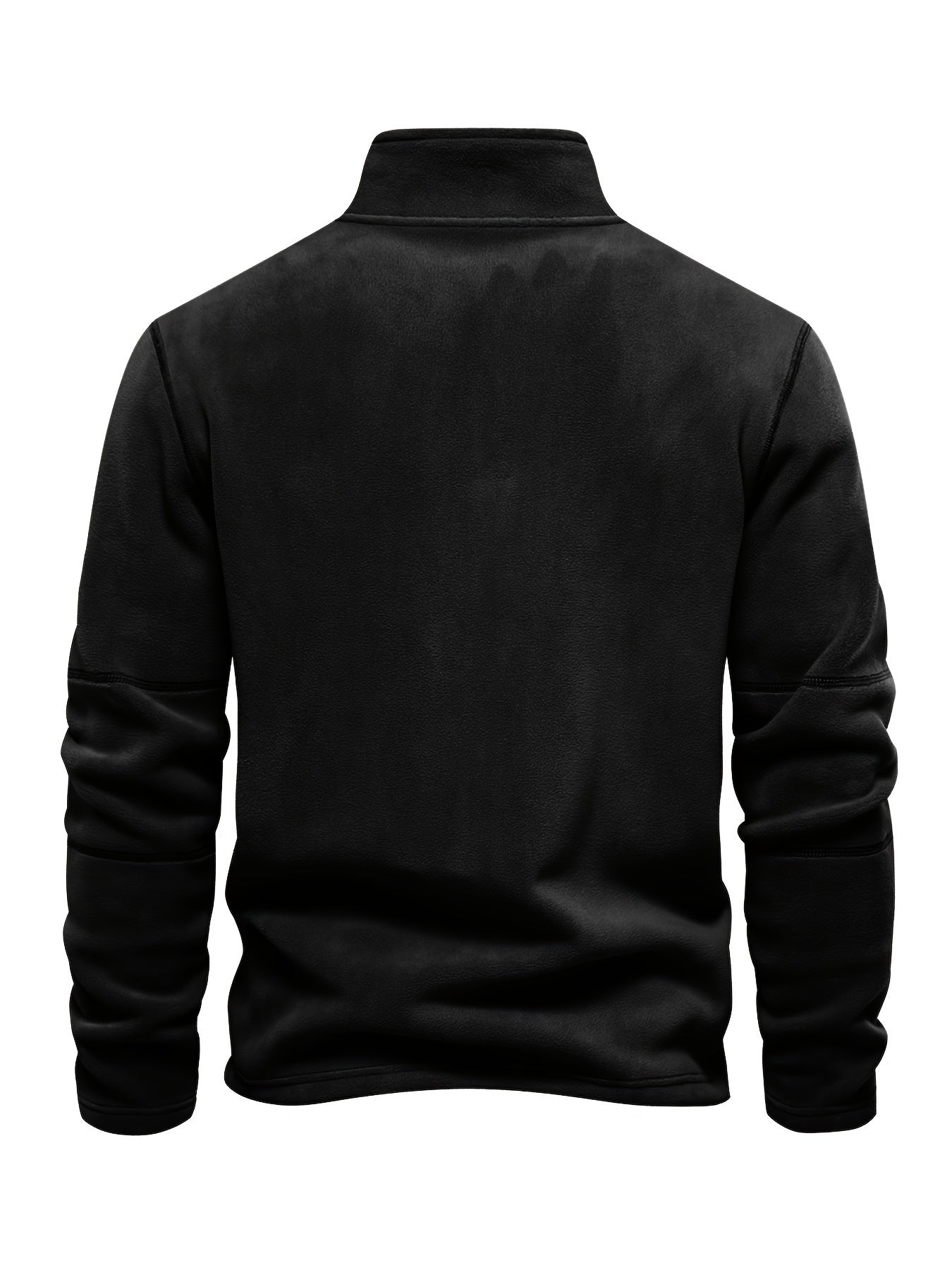 Fleece Lined Solid Long Sleeve Shirt